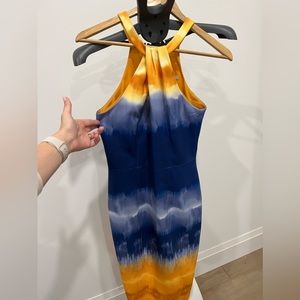 Ombré Print Dress